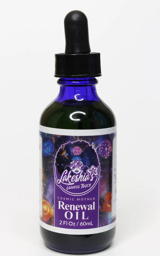 Herbal Hair Growth Oil - Lakeshia's Goddess Touch Cosmic Mother Renewal Oil